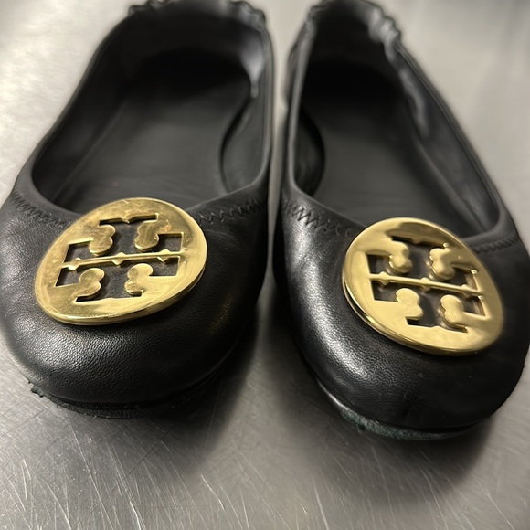 Tory Burch Black Ballet Flats - Picture 2 of 6